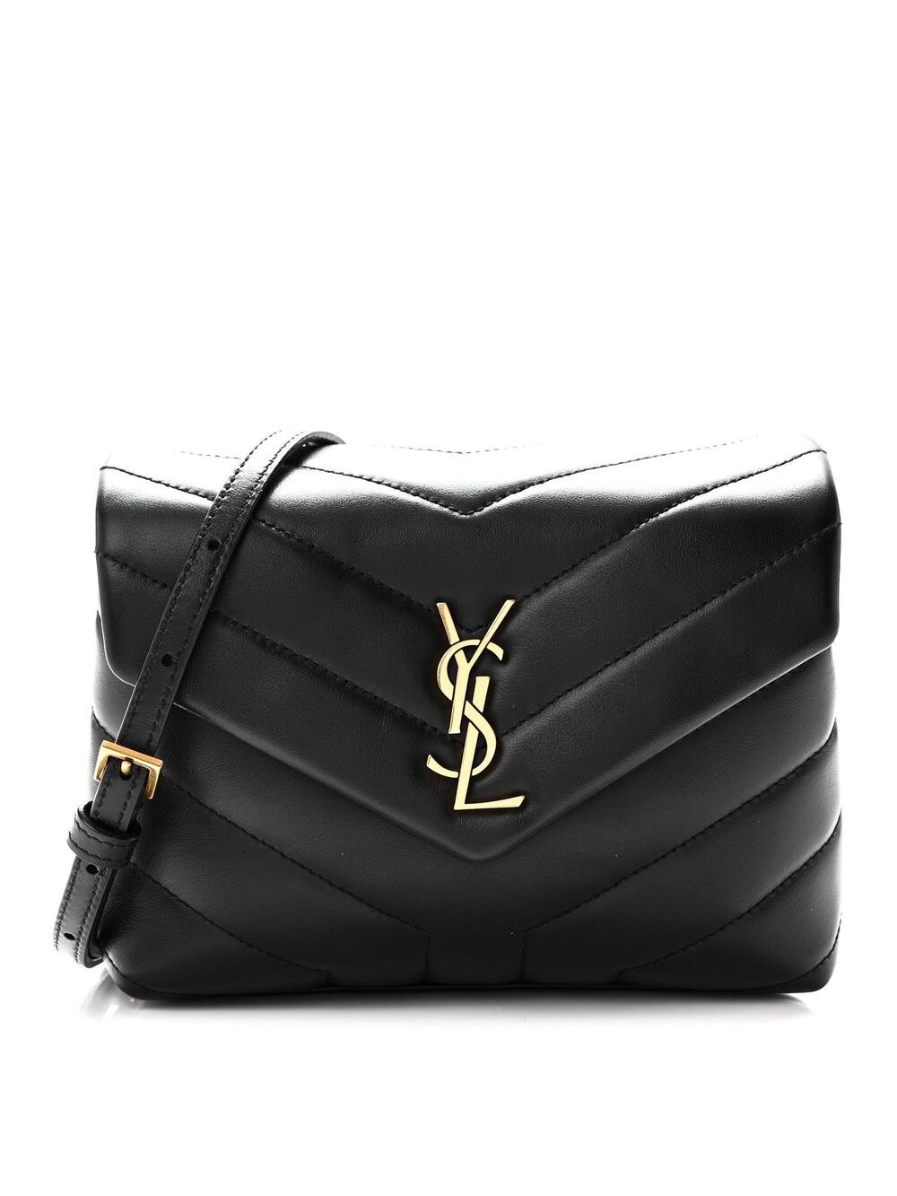 Saint Laurent Calfskin Y Quilted Toy #343915S14B
